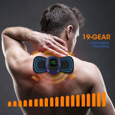 Wireless EMS Muscle Stimulator Pad – Rechargeable Body Massager Patch
