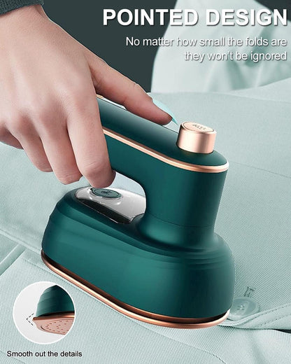 Portable Mini Steam Iron – Travel Friendly Handheld Garment Steamer