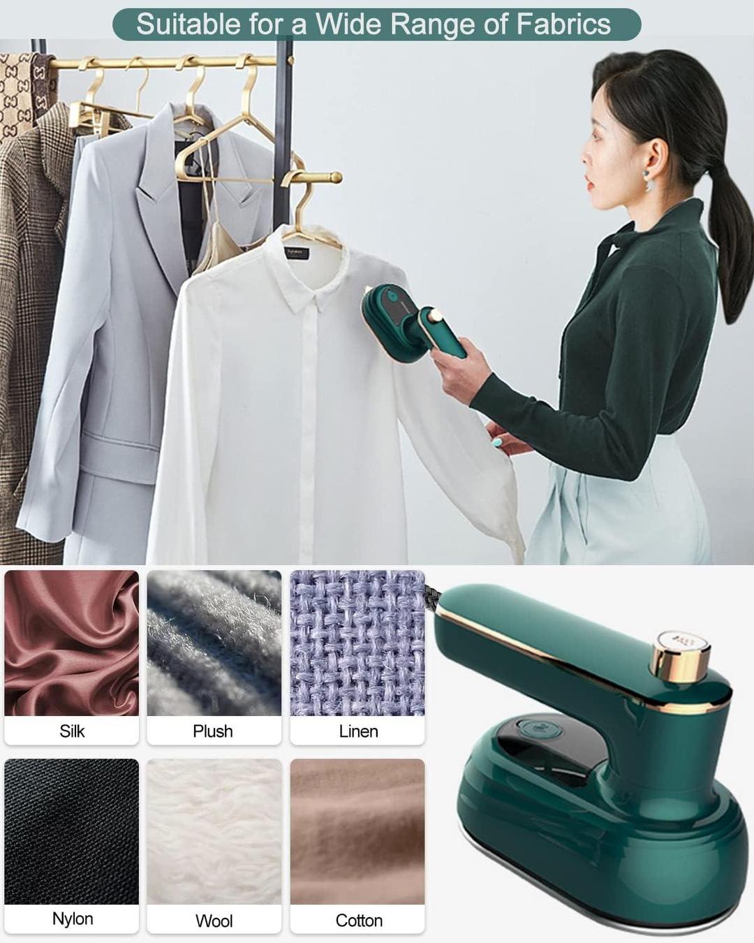Portable Mini Steam Iron – Travel Friendly Handheld Garment Steamer