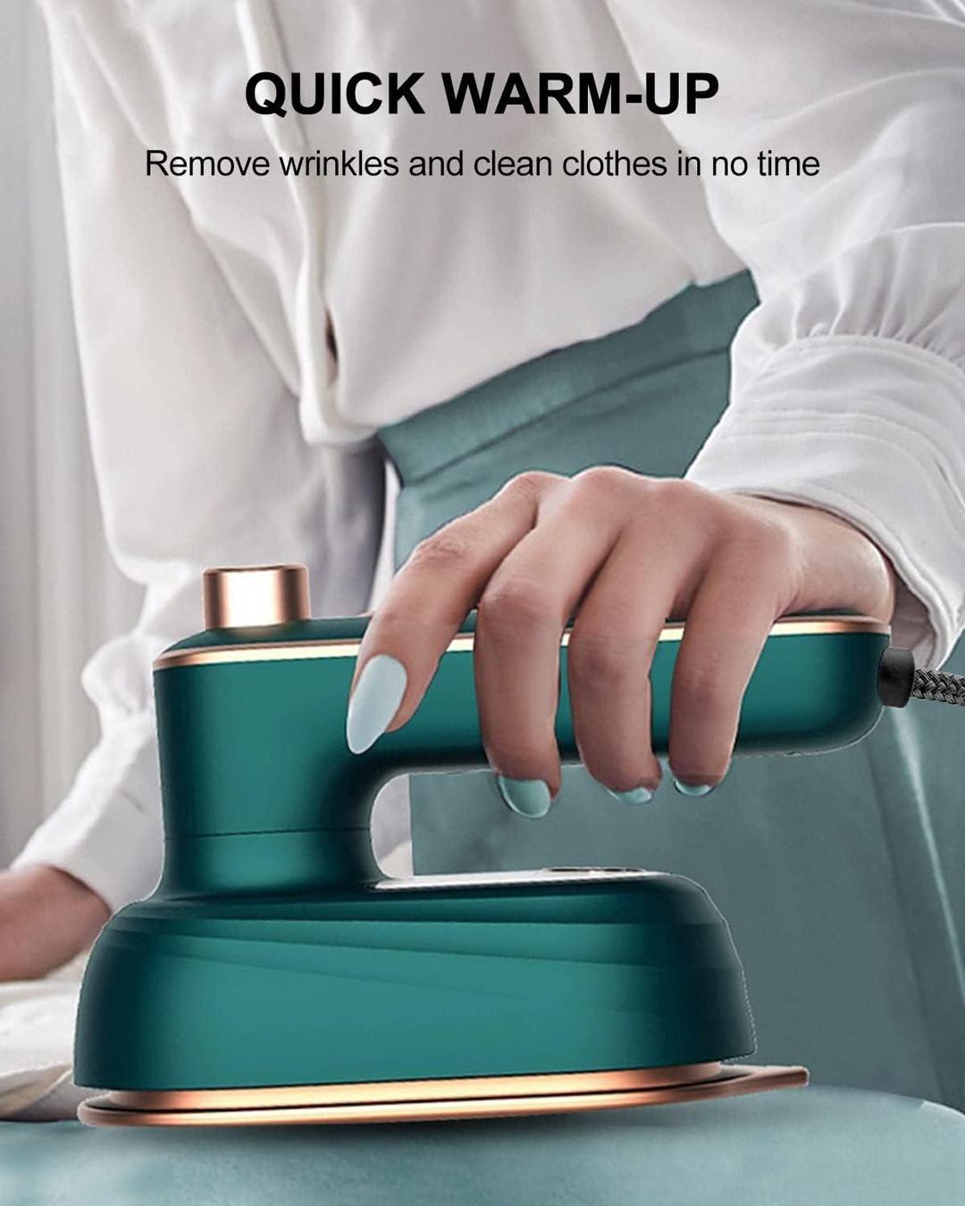 Portable Mini Steam Iron – Travel Friendly Handheld Garment Steamer