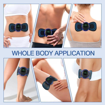 Wireless EMS Muscle Stimulator pad Rechargeable Body Massager Patch