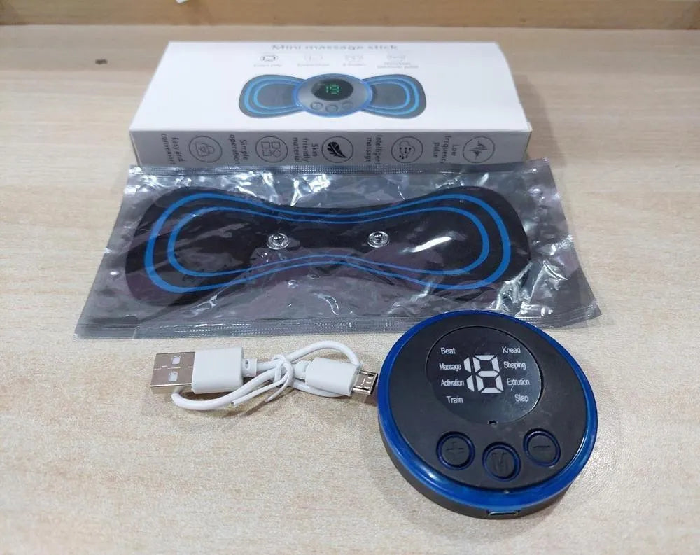 Wireless EMS Muscle Stimulator pad Rechargeable Body Massager Patch
